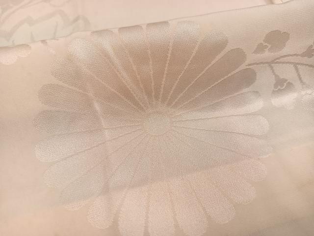 平和屋着物●振袖用長襦袢 無双仕立て 草花地紋 暈し染め 正絹 逸品 AABF6115ph