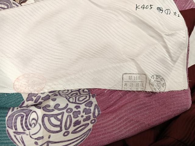 平和屋着物●豪華振袖　刺繍　飛鶴草花文　金彩　仮絵羽　逸品　未使用　AABF6117ph