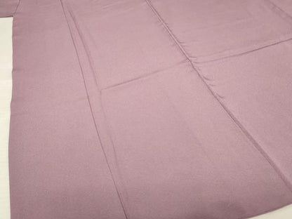 平和屋着物●上質な色無地 梅鼠色 正絹 逸品 AABF6124ck