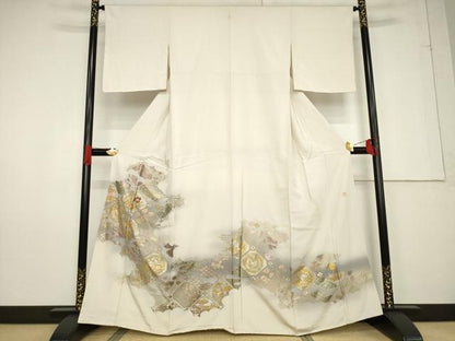 平和屋着物●豪華色留袖 作家物 泰常 蜀江花文 正絹 逸品 AABF6125ck