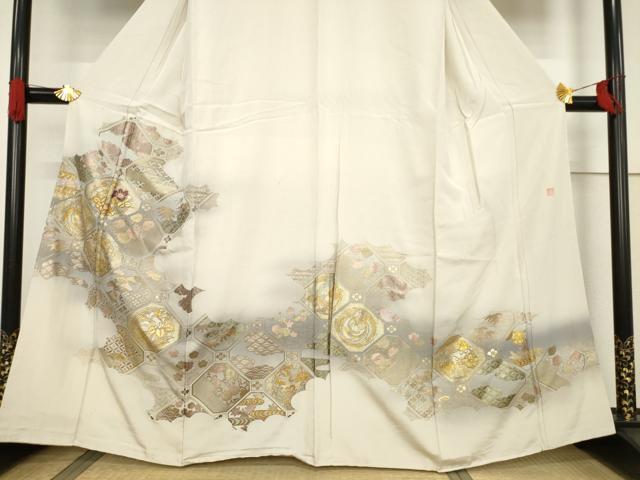 平和屋着物●豪華色留袖 作家物 泰常 蜀江花文 正絹 逸品 AABF6125ck