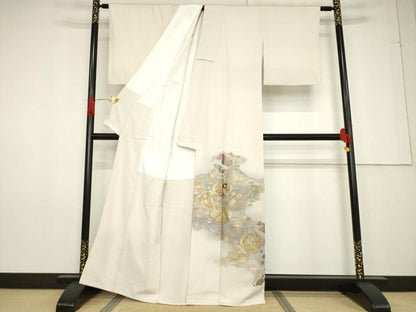 平和屋着物●豪華色留袖 作家物 泰常 蜀江花文 正絹 逸品 AABF6125ck