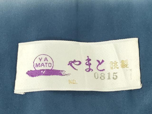 平和屋着物●本場大島紬 白大島 一元7マルキ 総絣 草花文 やまと誂製 正絹 逸品 AABF6133ck