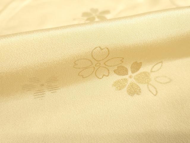 平和屋着物●長襦袢 無双仕立て 舞花文 金銀彩 正絹 逸品 AABF6144ck