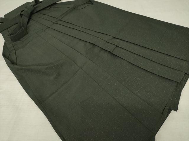 平和屋着物●男性 馬乗り袴 紬地 千歳茶色 高島屋扱い 正絹 逸品 AABF6148ck