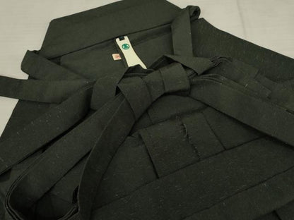 平和屋着物●男性 馬乗り袴 紬地 千歳茶色 高島屋扱い 正絹 逸品 AABF6148ck