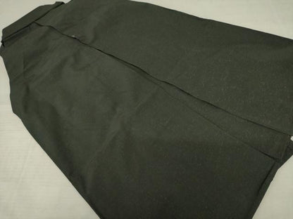 平和屋着物●男性 馬乗り袴 紬地 千歳茶色 高島屋扱い 正絹 逸品 AABF6148ck