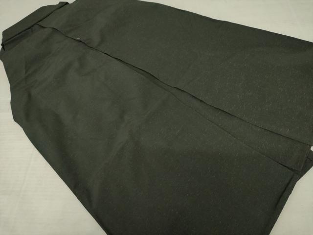 平和屋着物●男性 馬乗り袴 紬地 千歳茶色 高島屋扱い 正絹 逸品 AABF6148ck