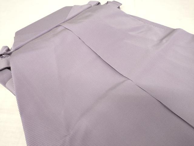 平和屋着物●男性 馬乗り袴 縞 正絹 逸品 AABF6149ck
