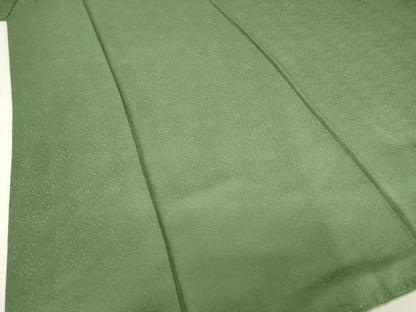 平和屋着物●上質な色無地 藍媚茶色 正絹 逸品 AABF6150ck
