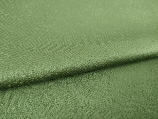 平和屋着物●上質な色無地 藍媚茶色 正絹 逸品 AABF6150ck