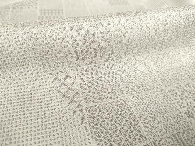 平和屋着物●お召 訪問着 市松文 正絹 逸品 AABF6151ck