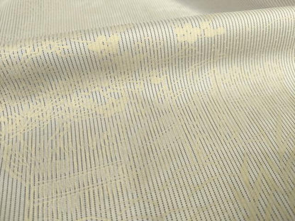 平和屋着物●本場大島紬 訪問着 刺繍 流水風景文 暈し染め 金彩 正絹 逸品 AABF6152ck