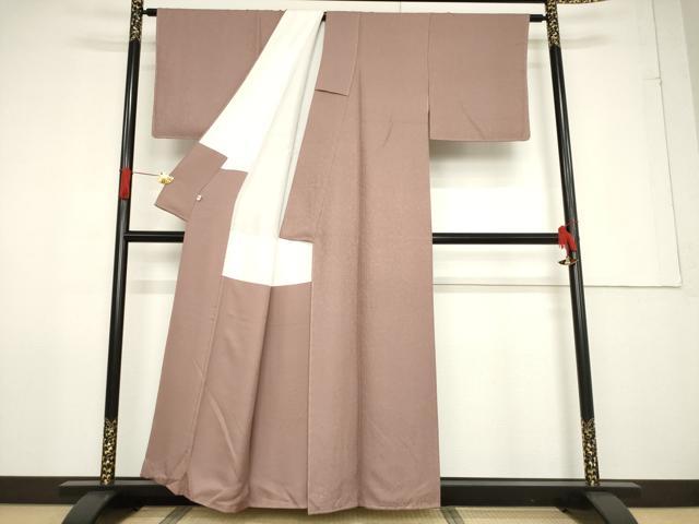 平和屋着物●上質な色無地 正倉院 鴇浅葱色 丹後ちりめん 反端付き 正絹 逸品 未使用 AABF6170ck