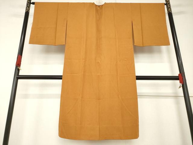 平和屋着物●伝統工芸士 砂川健一 長襦袢 無双仕立て 麻の葉文 反端付き 正絹 逸品 AABF6179ck