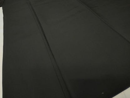 平和屋着物●男性 黒紋付・羽織セット 正絹 逸品 AABF6182ck