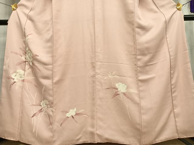 平和屋着物■訪問着 刺繍 枝花文 大丸扱い 正絹 逸品 AABF6222oa