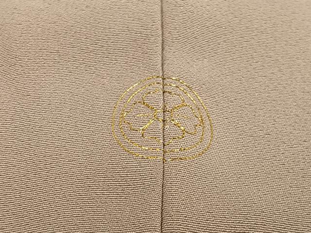 平和屋着物■豪華色留袖 総刺繍 松葉文 松ぼっくり 金銀糸 正絹 逸品 AABF6232oa