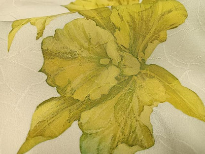 平和屋着物■訪問着 舞花文 暈し染め 正絹 逸品 AABF6240oa