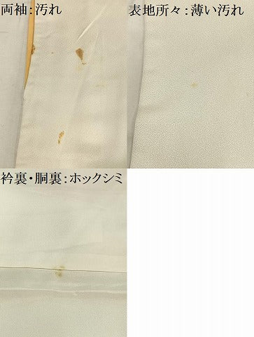 平和屋着物■訪問着 枝花文 暈し染め 正絹 逸品 AABF6262oa