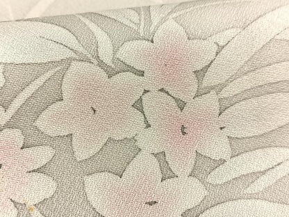 平和屋着物■訪問着 枝花文 暈し染め 正絹 逸品 AABF6262oa
