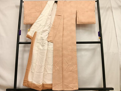 平和屋着物■上質な小紋　花菱文　暈し染め　正絹　逸品　AABF6279oa