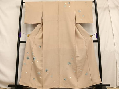 平和屋着物■訪問着 楓文 銀彩 正絹 逸品 AABF6288oa