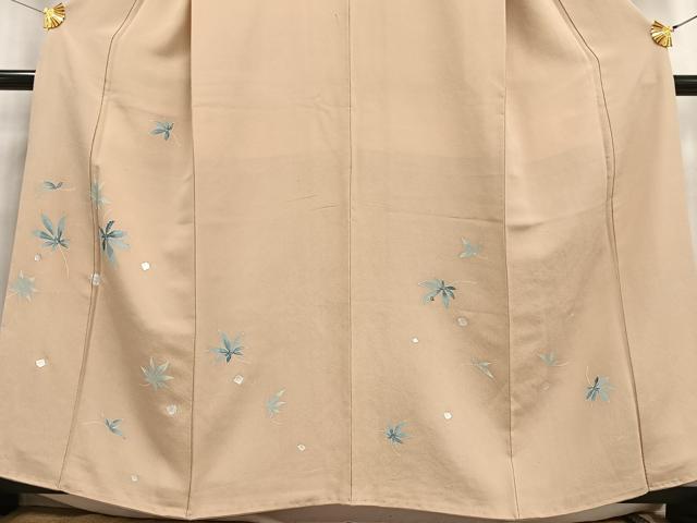 平和屋着物■訪問着 楓文 銀彩 正絹 逸品 AABF6288oa