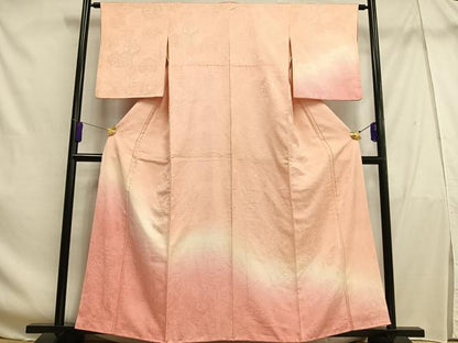 平和屋着物■訪問着 飾花地紋 暈し染め 正絹 逸品 AABF6312oa