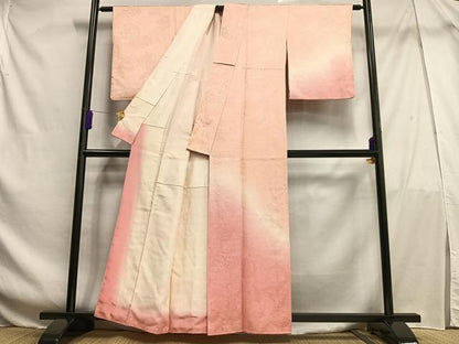 平和屋着物■訪問着 飾花地紋 暈し染め 正絹 逸品 AABF6312oa