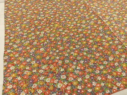 平和屋着物■上質な小紋 花尽くし 正絹 逸品 AABF6318oa