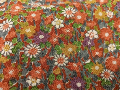 平和屋着物■上質な小紋 花尽くし 正絹 逸品 AABF6318oa