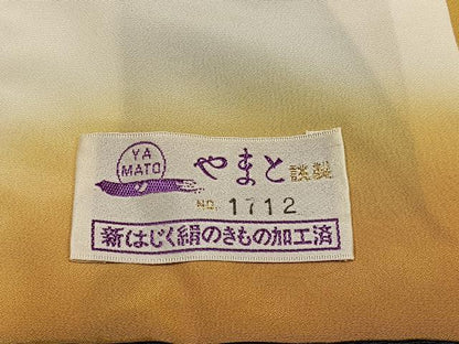 平和屋着物■訪問着 駒刺繍 冠鶴 やまと誂製 正絹 逸品 AABF6321oa