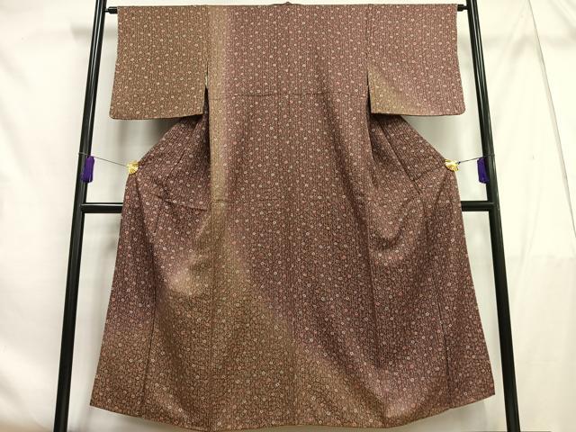 平和屋着物■訪問着 草花文 暈し染め 正絹 逸品 AABF6328oa