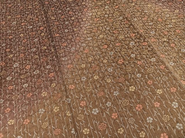 平和屋着物■訪問着 草花文 暈し染め 正絹 逸品 AABF6328oa