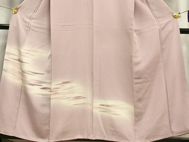 平和屋着物■訪問着 地紋起こし 霞文 暈し染め 正絹 逸品 AABF6343oa
