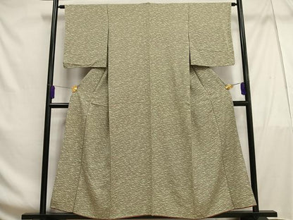 平和屋着物■上質な小紋 群鶴 正絹 逸品 AABF6395oa