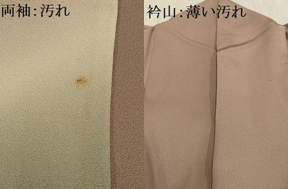 平和屋着物■訪問着 刺繍 飾花文 暈し染め 金彩 正絹 逸品 AABF6400oa