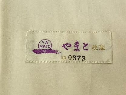 平和屋着物▽訪問着 単衣 駒刺繍 橘 金彩 やまと誂製 正絹 逸品 AABF6422jh