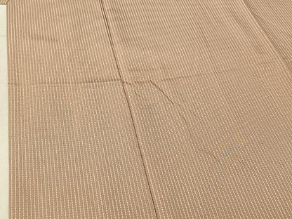 平和屋着物▽上質な小紋 単衣 縞 鈴乃屋扱い 正絹 逸品 AABF6426jh