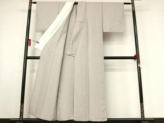平和屋着物▽上質な色無地 単衣 素色 正絹 逸品 AABF6428jh