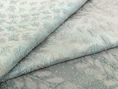 平和屋着物▽上質な小紋 単衣 草葉文 暈し染め 正絹 逸品 AABF6436jh