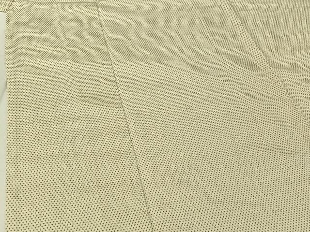 平和屋着物▽本塩沢 やまだ織 単衣 蚊絣 証紙付き 正絹 逸品 AABF6439jh