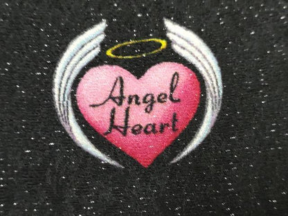 平和屋着物●豪華振袖 Angel Heart 刺繍 草花文 薔薇 バラ 暈し染め 黒地 金糸 銀通し地 ロング丈 正絹 逸品 AABF6565cs