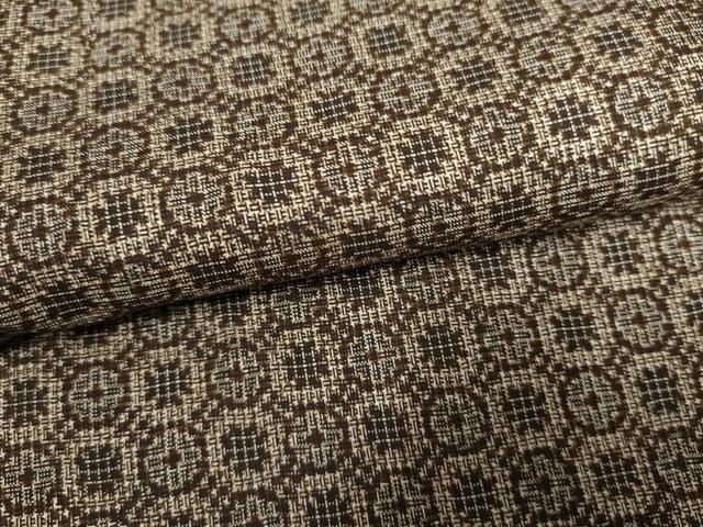 平和屋着物●本場大島紬 割込み絣 蜀江花文 正絹 逸品 未使用 AABF6579cs