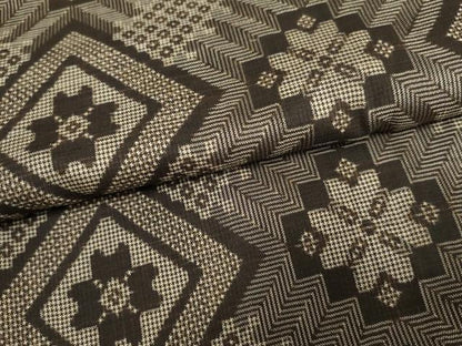 平和屋着物●本場大島紬 龍郷絣 正絹 逸品 AABF6582cs