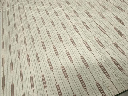 平和屋着物●ぜんまい紬 矢羽間道 正絹 逸品 AABF6591cs