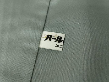 平和屋着物●訪問着 白山紬 笹竹文 正絹 逸品 AABF6594cs