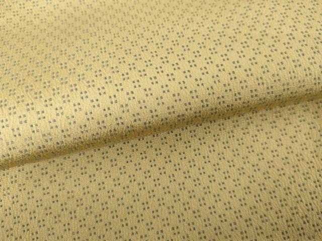 平和屋着物●お召 花格子 正絹 逸品 AABF6598cs