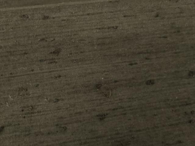 平和屋着物●男性 髭紬 アンサンブル 色無地 千歳茶色 正絹 逸品 AABF6604cs